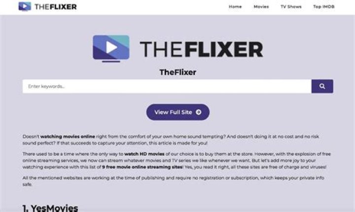 Flixertv.to: Your Ultimate Guide to Streaming Movies and TV Shows